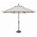 Simplyshade SimplyShade 11 ft. Catalina Octagon Push Button Tilt Market Umbrella  Natural SSUM92-1100-A5404